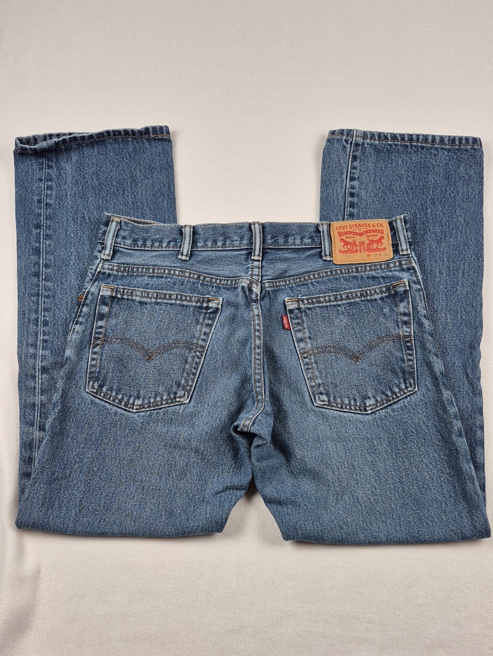 Levis 517 Bootcut Jeans Mens 32x32 Medium Stonewash Denim 00517-0217